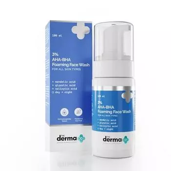 Пенящееся очищающее средство Derma Co AHA-BHA