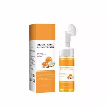 Пенящееся очищающее средство для глубокого очищения пор, увлажняющее очищающее средство для лица и успокаивающее средство для удаления веснушек, экстракт для лица 100 мл3,38 жидких унций/100 мл белый