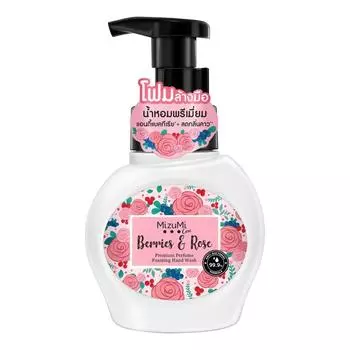 Пенящееся средство для мытья рук MizuMi Care с ароматом ягод и розы 250 мл. 250 ml.