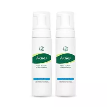 Пенящееся средство для умывания Acnes Clear & White 1+1 Special
