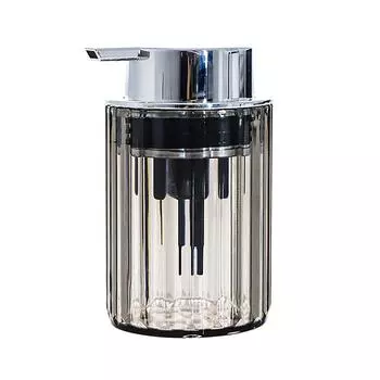 Пенящиеся пустые бутылки для очищающего средства для лица, шампуня, мыла для рук, легкие роскошные бутылки с насосом, чистящие косметические бутылки для упаковки серый