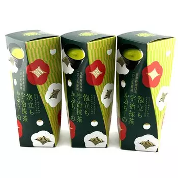Пенящийся капучино с матча Rakucoco Uji, 3 коробки по 18 шт. Кремовый пенистый капучино с матча, обладающий насыщенным вкусом и ароматом, которым можно наслаждаться, просто наливая его горячим или