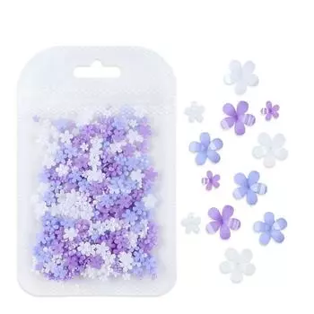 Pentapetal Flower Flower Nail Accessories DIY Nail Art Flower Nail Rhinestones Wedding