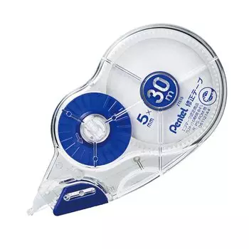 Pentel 30m correction tape blue XZT515-W синий