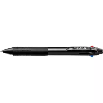 Pentel 4-цветная шариковая ручка Vicuna Extra Fine Shaft Black BXC45A Покупка Набор 0,5 мм [Оптом 5]