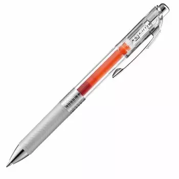 Pentel Ballpoint Pen Gel Ink Energel Infree 0.7mm Clear Shaft BL77TL-F Orange