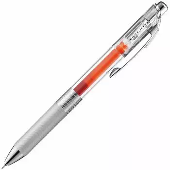 Pentel Ballpoint Pen Gel Ink Energel Infree Clear Shaft Orange 10 Pieces 0.5mm BLN75TL-F оранжевый