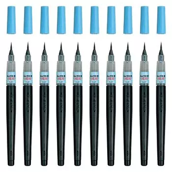 Pentel Brush Pen Pentel Brush Extra Fine Black 10 Pieces XFL2F(10) чёрный