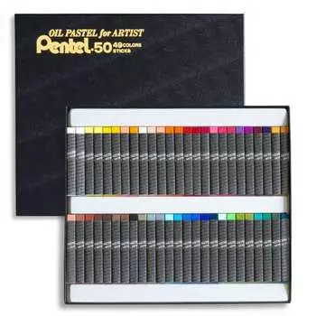 Pentel Crayon Professional Pass PTA-50D 49 цветов (2 белых)