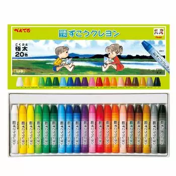 Pentel Crayon Zuko Crayon 20 цветов PTCG1-20