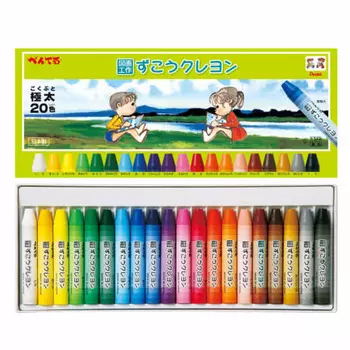 Pentel Crayon Zuko Crayon PTCG1-20 20 colors