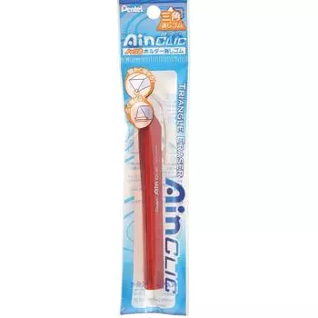 Pentel Eraser Ein Click Holder Type Set of 5 Metal Red XZE15-MB