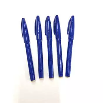 Pentel felt-tip pen blue set of 5