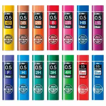 Pentel Mechanical Pencil Lead Ein Lead Stein Set of 14 Types 0.5mm