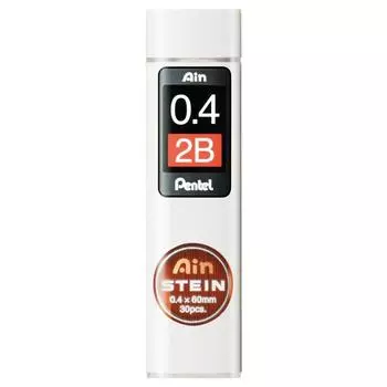 Pentel mechanical pencil refill Einstein 0.4 2B C274-2B 10 pieces