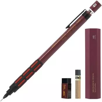 Pentel механический карандаш Graph 1000 Limited Retro Color Retro Eraser High Polymer Core RingLeaf Original Pen Box Included [GRAPH1000 LIMITED] & &