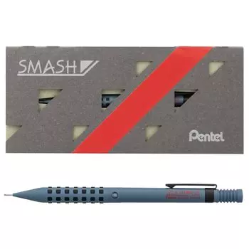 Pentel механический карандаш Smash Reprint серый синий бумажный футляр специальный выпуск 0,5 мм Q1005-4ASP