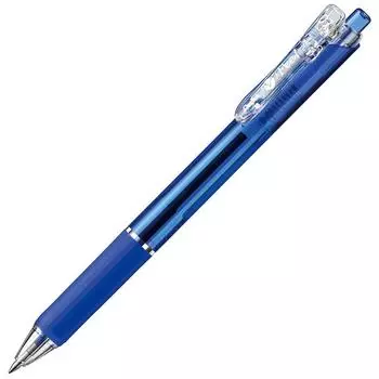 Pentel Oil-Based Ballpoint Pen Feel 0.7 BXB117-C Clear Blue 10 Pieces
