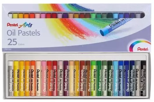 PENTEL Oil Pastel Crayon Pastel (Oil 25pcs) [Item]