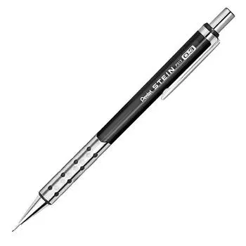 Pentel Pack of Mechanical Pencils Stein Sharp Clear Black Body 0.3mm XP313-CA
