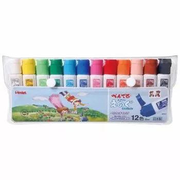 Pentel Paint F Watercolor Polytube Sheath Specification 12 Colors WFC2-12S