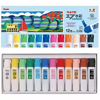 Pentel Paint F Watercolor WFC2-12 Polytube 12 цветов