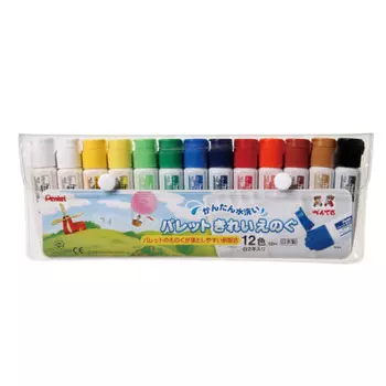 Pentel Paint Palette Beautiful Enog WKP3-12 12 Colors