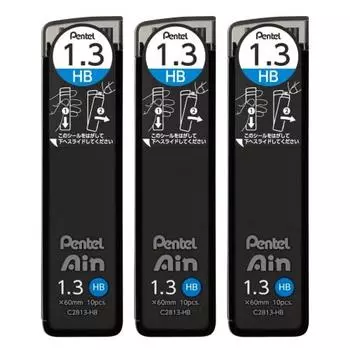 Pentel Sharp Lead Pentel Ein 1.3mm HB 3 pieces AMZ-XC2813HB3P