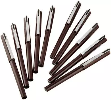 Pentel Signature Pen Plaman набор из 10 шт. черный JM20-AD чёрный