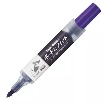 Pentel Whiteboard Marker Fits the Board Fit Lead Bold Purple 10 Pieces EMWL5BF-V фиолетовый
