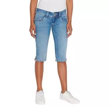 Pepe джинсы Slim Crop Lw Fit denim шорты 31