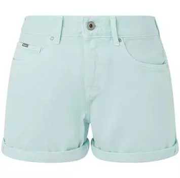 Pepe джинсы Straight Fit High waist denim шорты 27