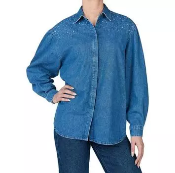 Pepe Jeans Charlie Sparkle рубашка с длинным рукавом M