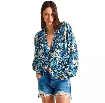 Pepe Jeans Ciria Print рубашка с длинным рукавом XS
