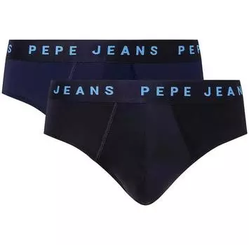 Pepe Jeans Logo Low Rise трусы 2 шт. L