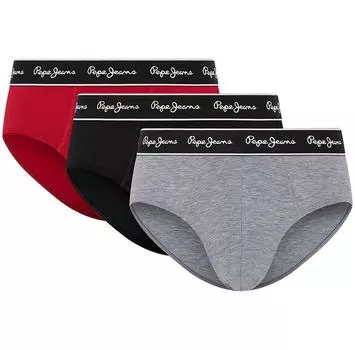 Pepe Jeans Solid трусы 3 шт. XL