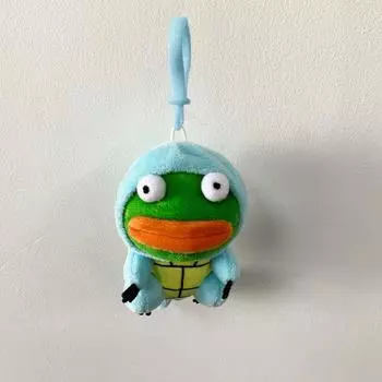 Pepe Sad 10cm The Frog Cute Plush Keychain Doll Pendant Pikachu Gift Kid Tortoise