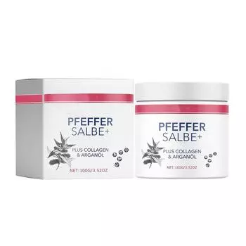 Pepper Ointment Plus, Перцовая мазь для загара, Pepper Ointment, мазь для загара с плюсом коллагена, аргановое масло 100 мл One Size
