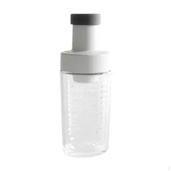 Pepper Shaker Spice Jars Condiment Bottles Reusable Container Glass for Party белый