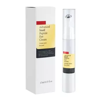 Пептид для кожи вокруг глаз с 73,7% муцина и ниацинамидом от темных кругов и отечности, уменьшает морщины и тонкие линии 17 мл белый