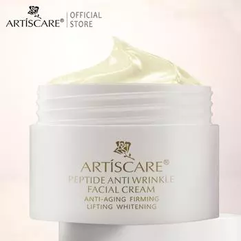 Пептидный крем для лица против морщин ARTISCARE Антивозрастной отбеливающий укрепляющий крем для лица 30г