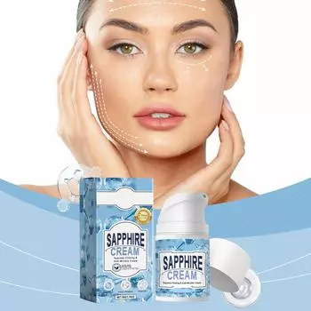 Пептидный крем против старения кожи лица, масло для ухода за кожей лица, морщины, тонкие линии 50 г синий