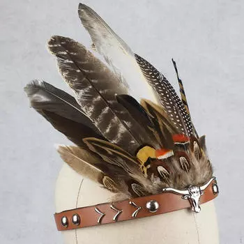 Перьевая лента для Хэллоуина и Марди Гра 55 to 60cm