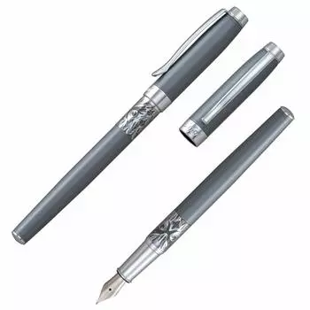 Перьевая ручка Aida Blue Eye IWI Extra Fine Font Safari Owl Silver (ИВИ) ИВИ-9S530FP-88C