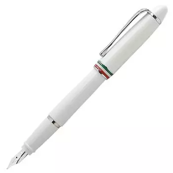 Перьевая ручка AURORA Epsilon 150-я годовщина объединения с флагом, кольцо белого цвета CT, сверхтонкий шрифт EF, 3 цвета, B17-WE