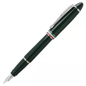 Перьевая ручка AURORA Epsilon 150-я годовщина объединения флаг кольцо зеленое CT средняя буква M 3-цветная B17-VM
