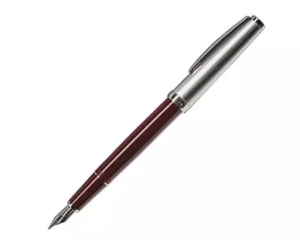 Перьевая ручка Cleo Scrivento Classic Metal Bordeaux CT F Fine Point двойного назначения