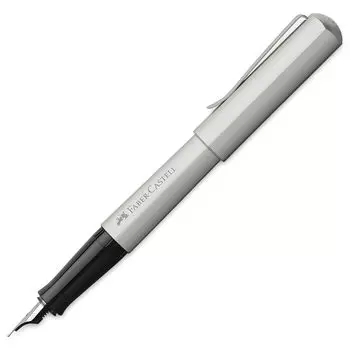 Перьевая ручка EF Extra Fine Point Hexa Silver Matte 150592 Обычный импортный продукт FABER-CASTELL Двойного назначения
