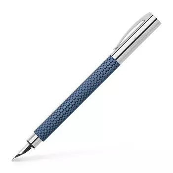 Перьевая ручка F Fine Point Ambition Op Art Deep Water 147121 Обычный импортный продукт FABER-CASTELL Двойного назначения