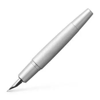Перьевая ручка F Fine Point Emotion Pure Silver FC148671 Обычный импортный продукт FABER-CASTELL Двойного назначения